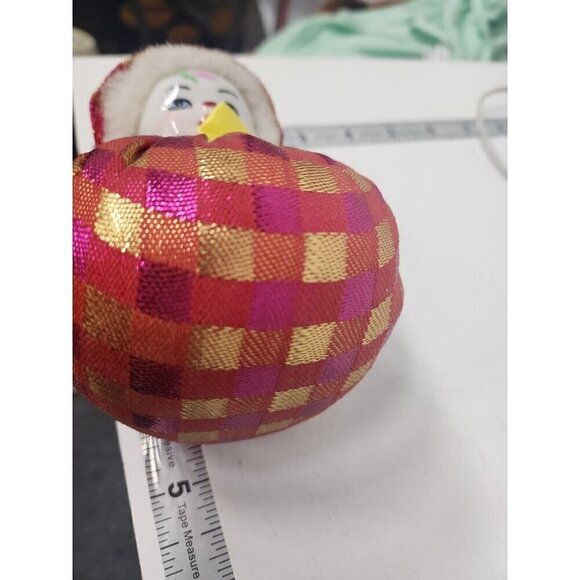 Vintage Jester Clown Pin Cushion Sand Bag Soft Body Porcelain Face Stuffed Doll - Picture 8 of 8